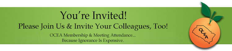 OCEA - You're invited! Please Join Us & Invite Your Colleagues, Too!